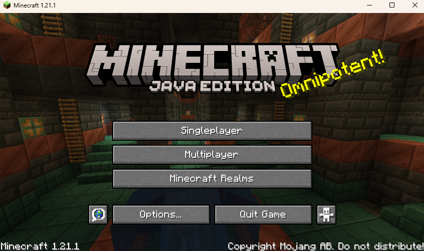 Minecraft multiplayer option